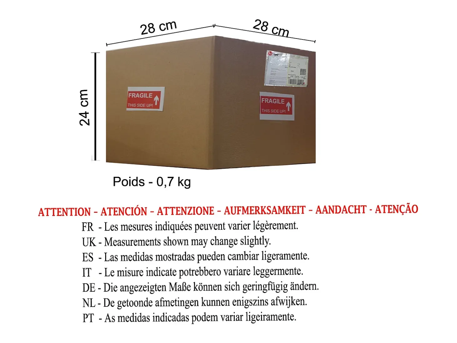 Abajur TOSEL BANGALORE tecido globo Dourado D30 x H37 cm