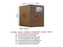 Abajur TOSEL BANGALORE tecido globo branco D30 x H37 cm