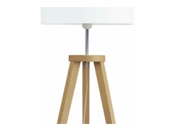 Abajur TOSEL TAMBOUR 30 tecido tambor anis D30 x H18 cm