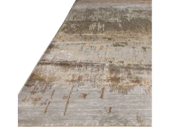 Alfombra abstrata - 160x230cm - dourado, marrom, bege - Aurora Dune