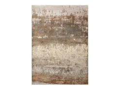 Alfombra abstrata - 120x170cm - dourado, marrom, bege - Aurora Dune