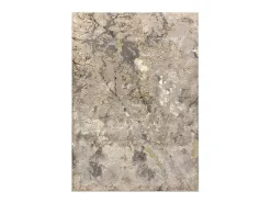 Alfombra abstrata - 120x170cm - dourado, cinza, bege - Aurora Galaxy