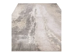 Alfombra abstrata - 160x230cm - ouro, cinza, bege - Aurora Cliff