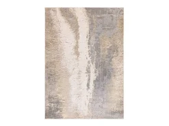 Alfombra abstrata - 160x230cm - ouro, cinza, bege - Aurora Cliff