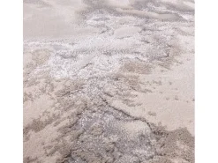 Alfombra abstrata - 200x290cm - prata, creme, cinza - Aurora Cloud