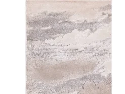 Alfombra abstrata - 120x170cm - prata, creme, cinza - Aurora Cloud