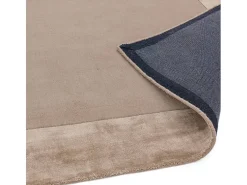 Alfombra feita à mão Alfombra feita à mão de lã e viscose - 160x230cm - Bege - Ascot