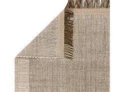 Alfombra tecida à mão, 100% lã - 200x290cm - verde, creme, branco - Avalon
