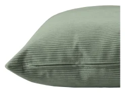 Almofada quadrada de veludo verde 45x45 cm - DUNE