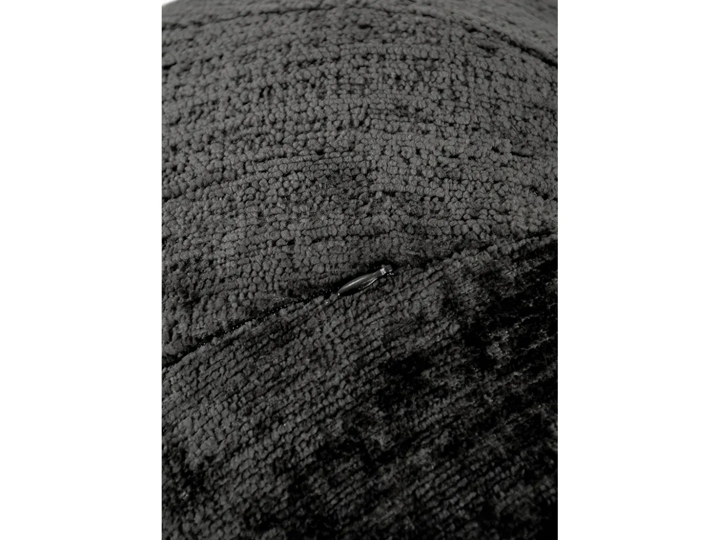 Almofada 37x37x37 cm preta Leith LET76BL