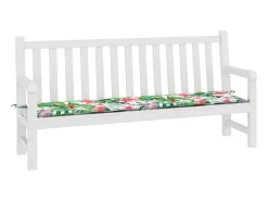 Almofadão p/ banco de jardim 200x50x3 cm tecido multicor PT198435