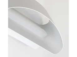 Aplique COOPER estilo moderno e versátil - Largura 24 cm - LED SMD 9W - 850lm e 3K - para cima e para baixo - aço e branco