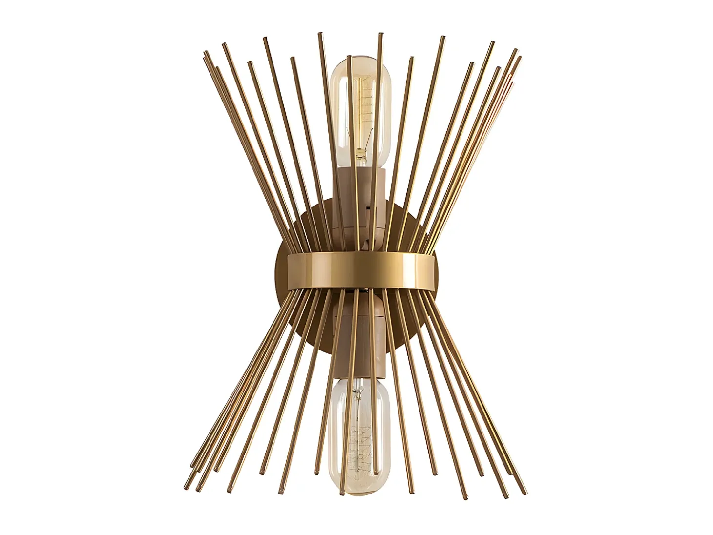 Aplique em metal - Candeeiro A. 33 cm - Dourado - KIRPI