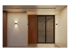 Aplique LED branco IP54 6,8W com aletas ajustáveis ​​4000k