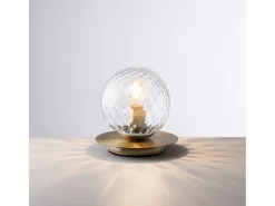 Armonia - Candeeiro de mesa em ferro escovado bronze 1 luz H.17 - Ø16 - BL285-LT-BRZ