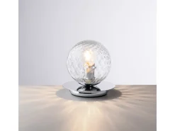 Armonia - Candeeiro de mesa em ferro cromado polido 1 luz H.17 - Ø16 - BL285-LT-CR