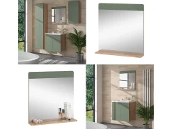 Badezimmerspiegel verde/carvalho goldkraft 60x12x62 izan