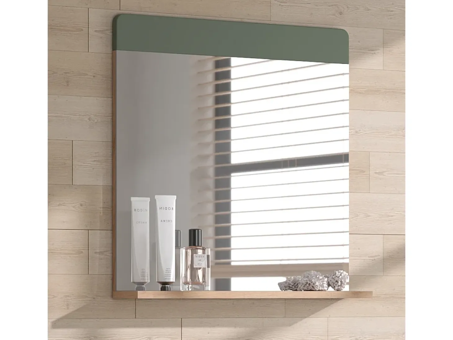 Badezimmerspiegel verde/carvalho goldkraft 60x12x62 izan
