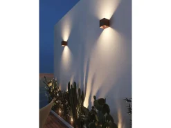 Beneito Faure Aplique LED a bateria com sensor de movimento Lek Sensor - 6W, 3000K, carregamento USB-C, IP54 - Aplique de parede Corten