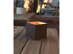 Beneito Faure Aplique LED a bateria com sensor de movimento Lek Sensor - 6W, 3000K, carregamento USB-C, IP54 - Aplique de parede Corten
