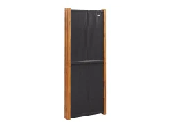 Biombo - Divisória com 5 painéis 350x180 cm preto PT982269