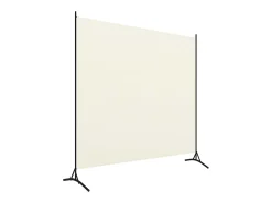 Biombo - Divisória com 1 painel 175x180 cm tecido branco PT729778