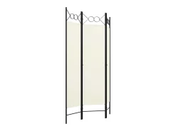 Biombo - Divisória de quarto com 3 painéis 120x180 cm branco PT220060
