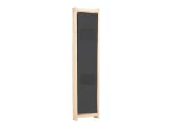 Biombo - Divisória de quarto com 3 painéis 120x170x4 cm tecido cinzento PT440409