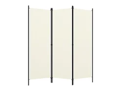 Biombo - Divisória de quarto com 3 painéis 150x180 cm branco PT802795