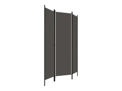 Biombo - Divisória de quarto com 3 painéis 150x180 cm antracite PT736899