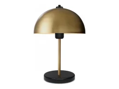 Candeeiro de mesa amarelo em forma de cogumelo 38cm PAULE