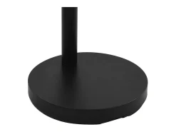 Candeeiro de Pé Alto Moderno 200 cm com 5 Abajures E14 em Preto e Dourado