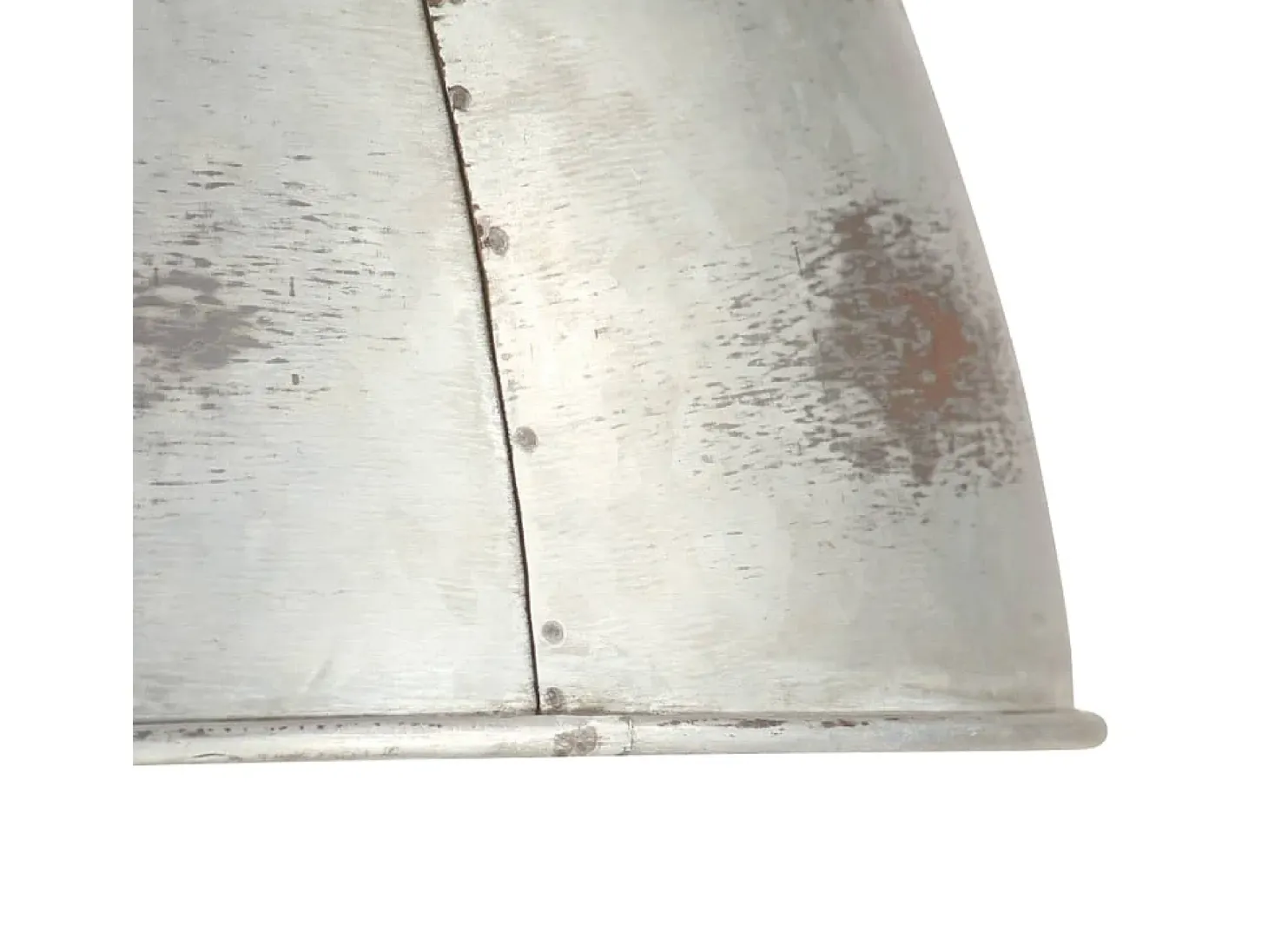 Candeeiro de Teto Vintage Redondo Prateado E27 - Estilo Industrial 25W
