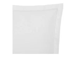 Capa de almofada algodão branco de 50X70cm