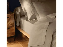 Capa de Almofada "Lina" 85x185cm Areia 100% Algodão Certificado Oeko-TEX