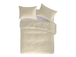 Capa de edredão 100% algodão percal orgânico Sari Foam areia