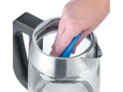 Chaleira elétrica Severin WK 3479 em aço inoxidável escovado com 5 programas de infusão pré-definidos e temperatura variável