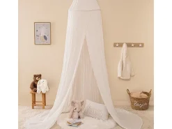 Cobertura da cama de algodão branco 350x250x50cm