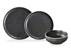 Conjunto de 6 Pratos de Sobremesa Aster Granit 21 cm - Conjunto de 6