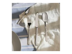 Conjunto de talheres Alessi Nuovo Milano 24 peças em aço inoxidável prateado