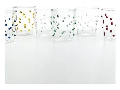 Copo Zafferano Party Tumbler Vermelho 45 cl Conjunto de 6 peças de vidro