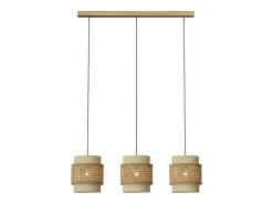 3er Pendelleuchte creme 70x70x120 morten