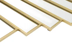 Espelho Art Déco simétrico em metal GALICE - C. 90 x A. 120 cm - Dourado