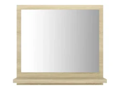 Espelho de banheiro 40 x 10,5 x 37 cm branco e bege 02_0006921
