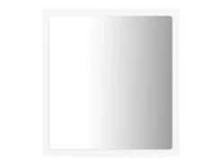Espelho de banheiro com LED 40 x 8,5 x 37 cm acrílico branco 02_0006980