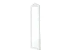Espelho de chão inclinável 160 x 40 cm branco fosco 03_0007961
