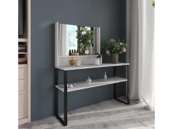 Espelho de parede branco 80x10x65 sherry
