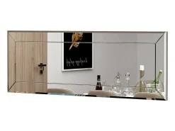 Espelho Dpesol, Espelho, Artigo de decoração de parede, DecoraçãoE com espelho, 40x2h120 cm, Branco