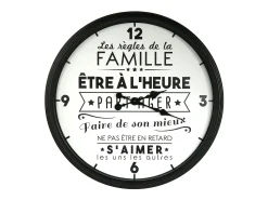 Horloge La Vie En Famille
