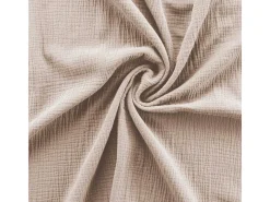 Jogo de Cama em Musselina de Algodão "Angélia" 140x200cm Areia - Suavidade e Conforto